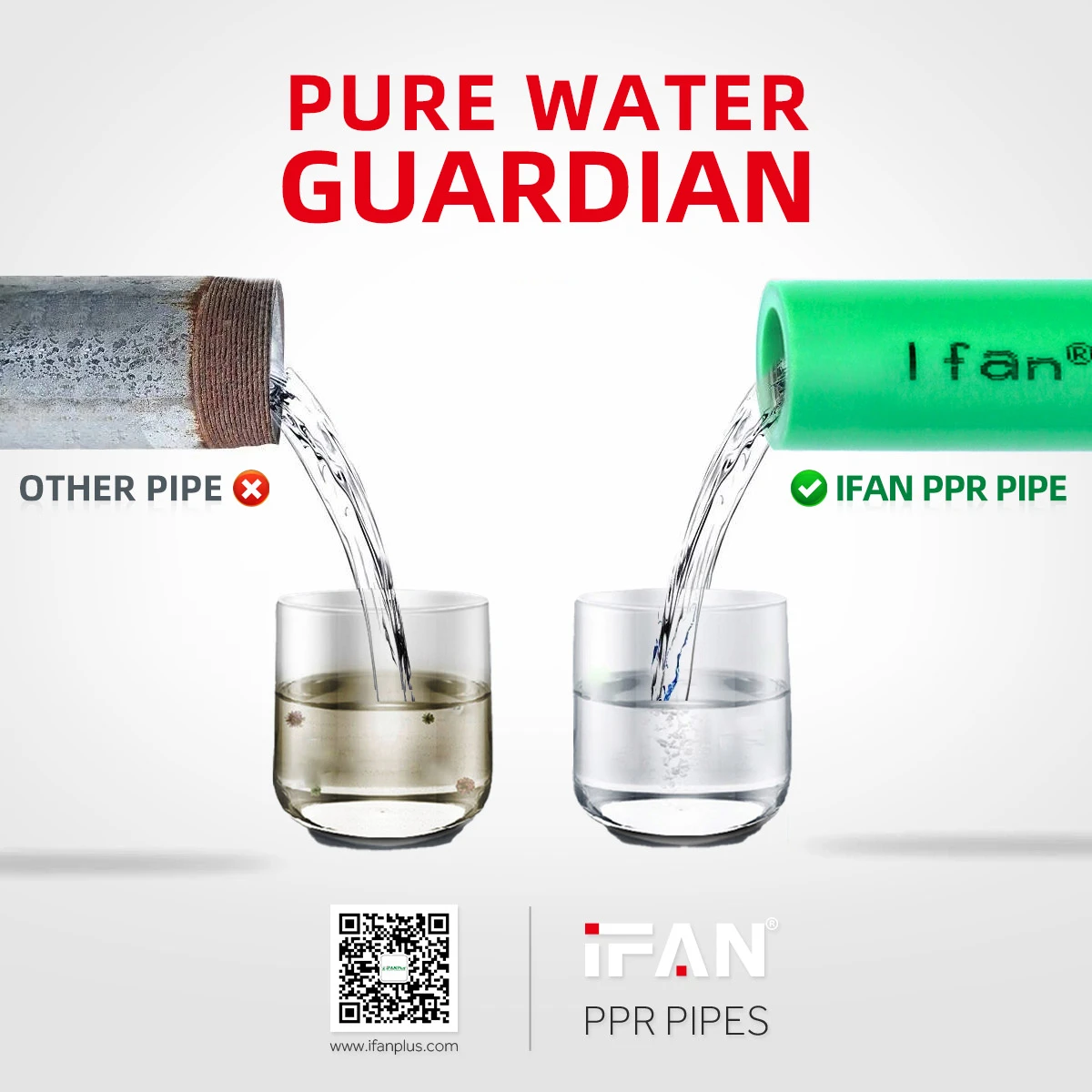 IFAN PPR green and healthy water pipe IFAN PPR green and healthy water pipe